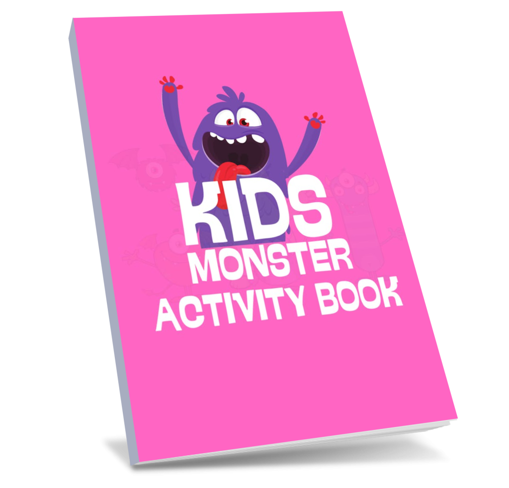 lemabran kerja prasekolah percuma monster aktiviti