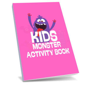 lemabran kerja prasekolah percuma monster aktiviti