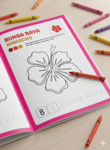 Lembaran mewarna PDF prasekolah pelbagai tema